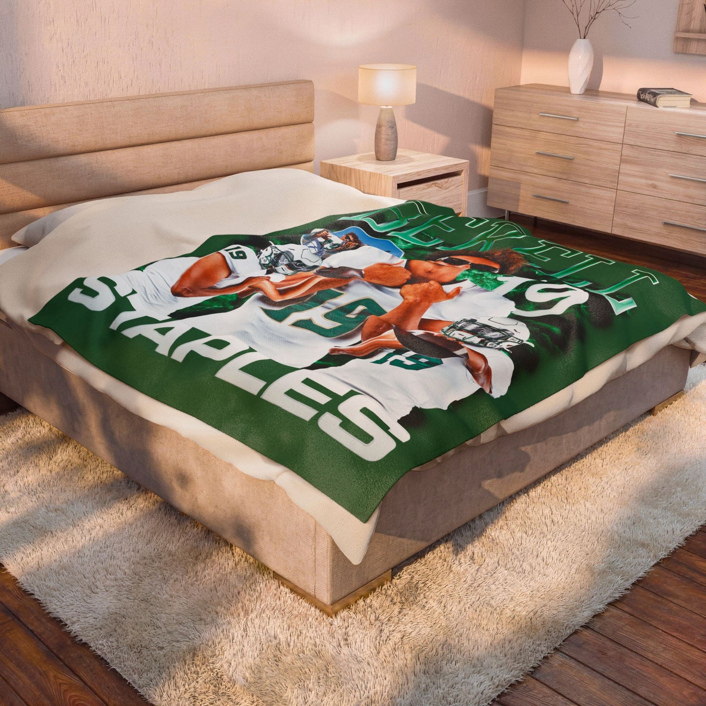 Berell Staples 60"-80" Plush Blanket