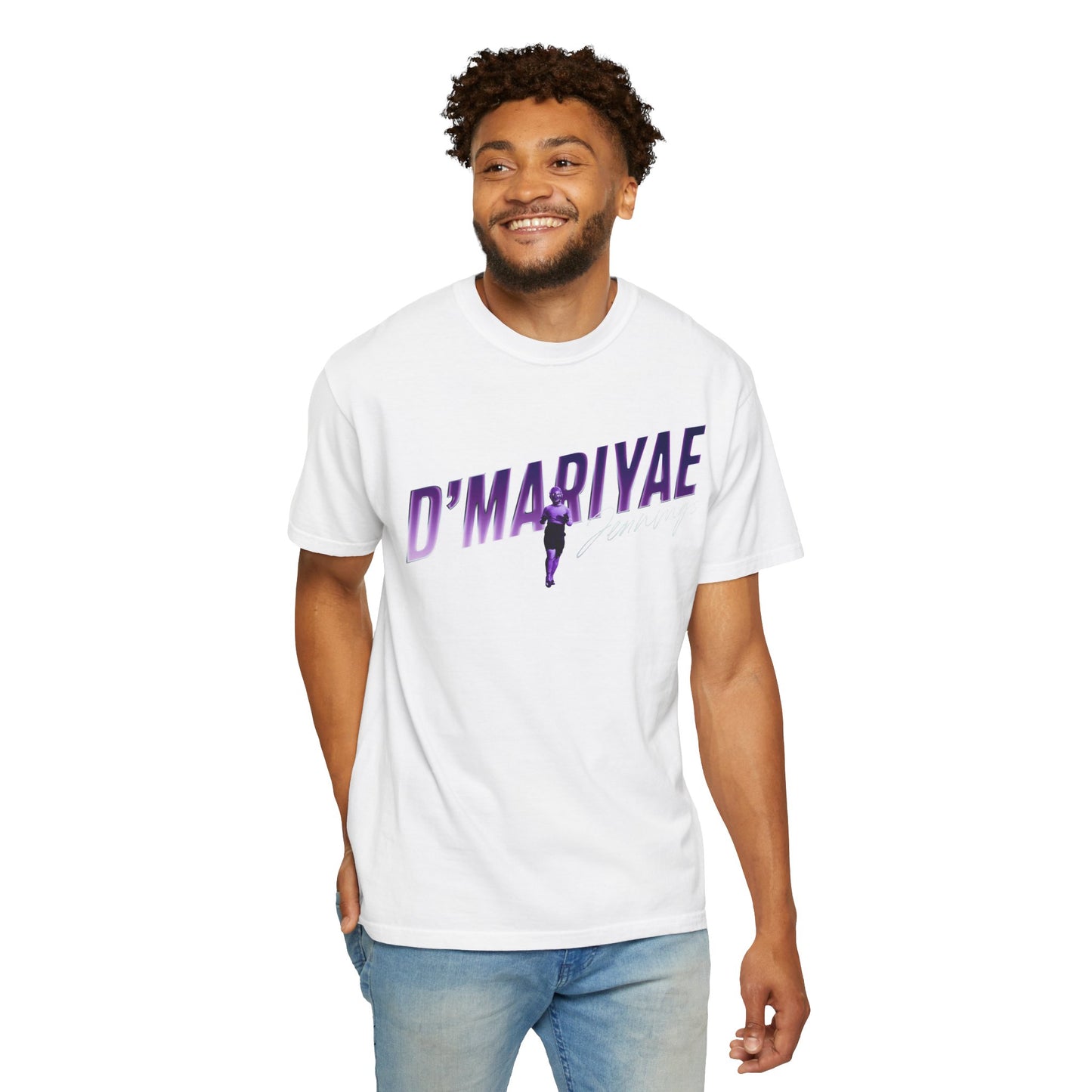 D'Mariyae Jennings Cursive Combo Colored Premium Tee