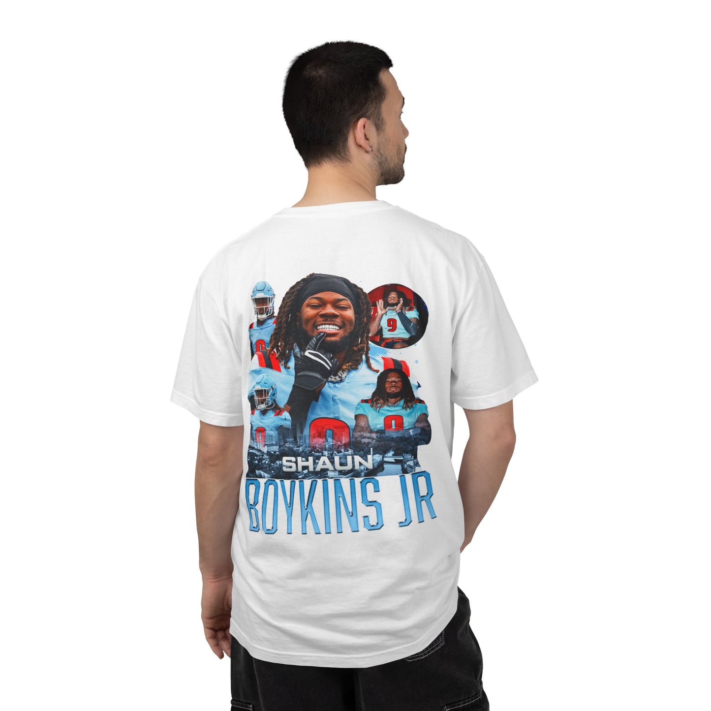 Shaun Boykins Jr. Logo Front & Back Premium Tee