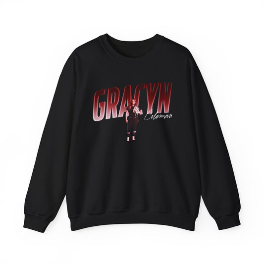 Gracyn Coleman Cursive Combo Colored Crewneck Sweatshirt