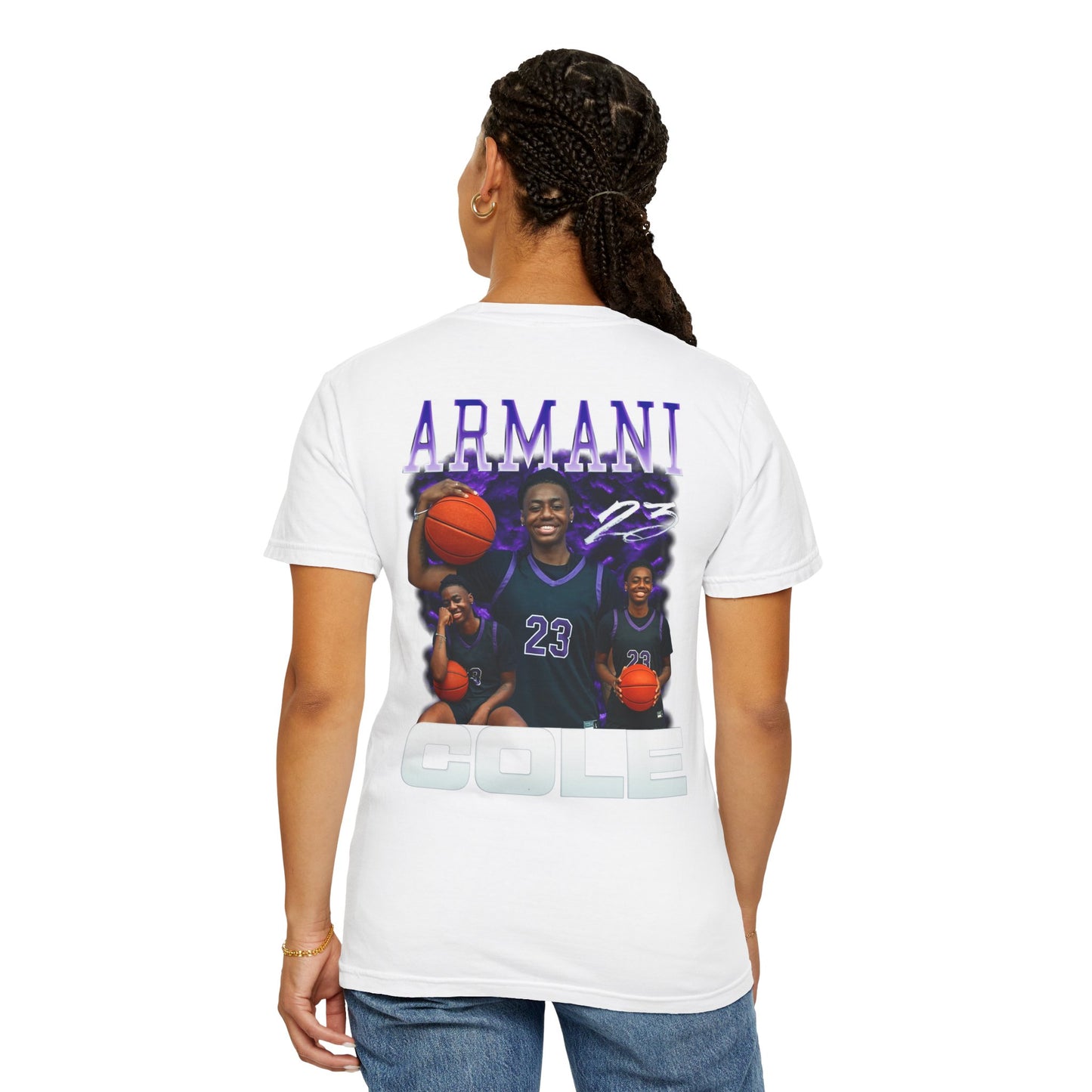 Armani Cole Logo Front & Back Premium Tee