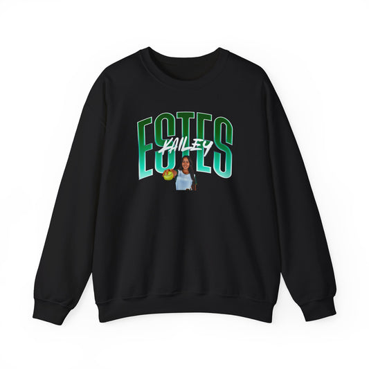 Kailey Estes Curved Combo Colored Crewneck Sweatshirt