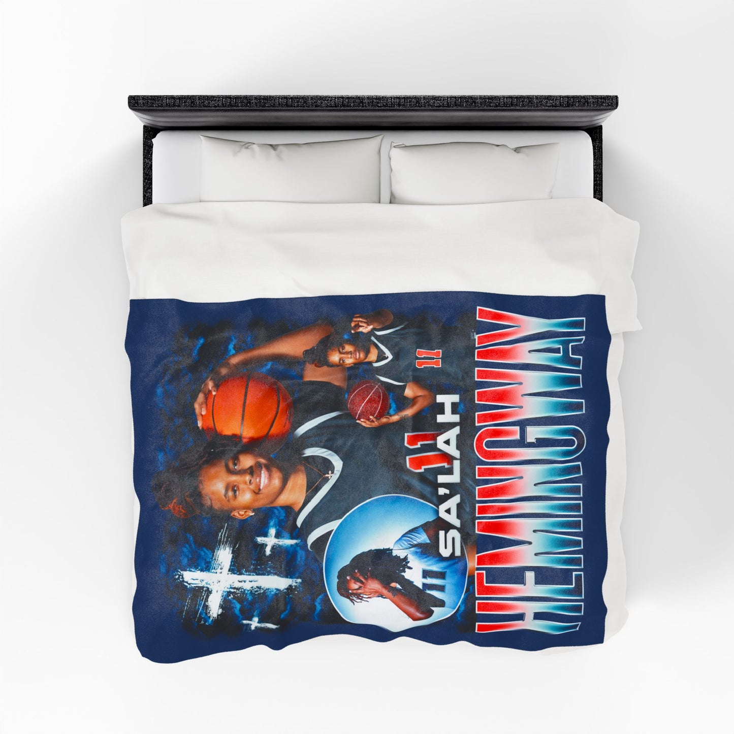 Sa'Lah Hemingway Faith Based 60"-80" Plush Blanket