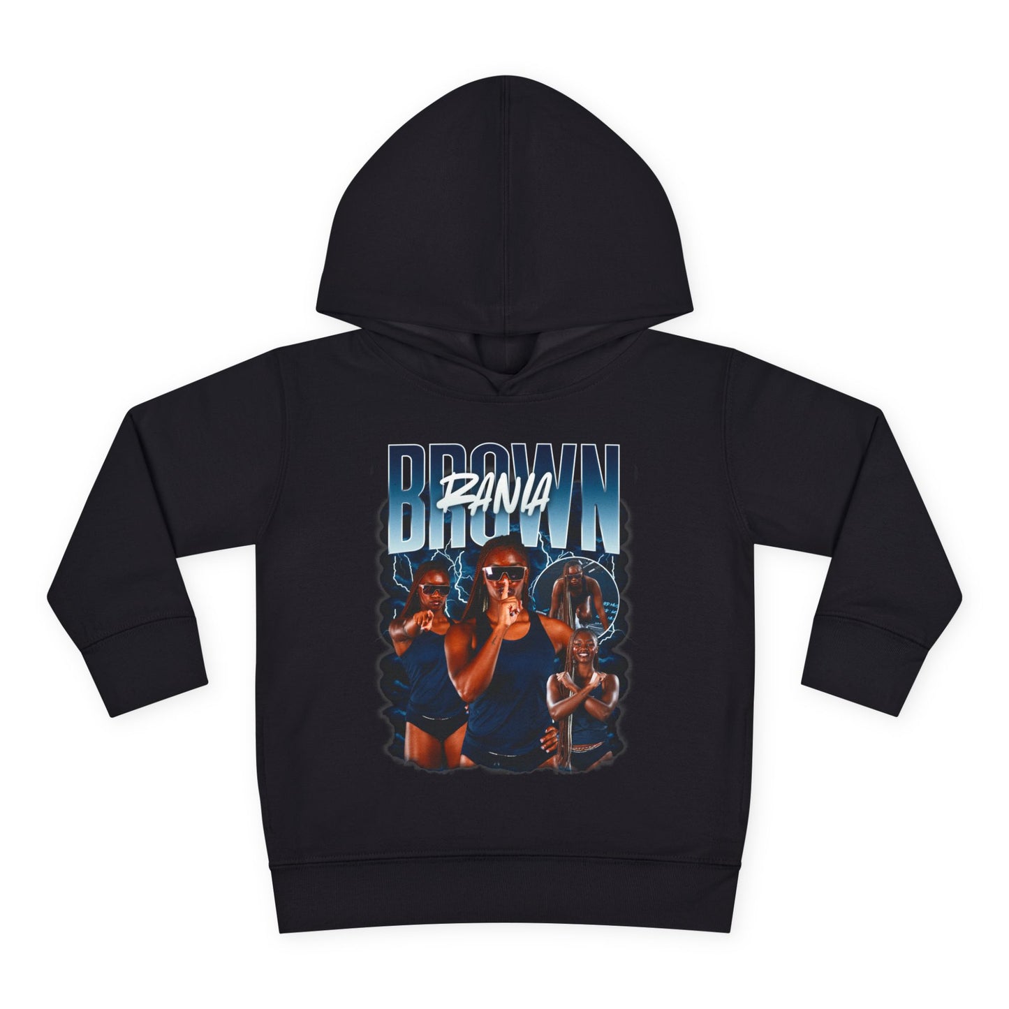 Rania Brown Toddler Pullover Hoodie
