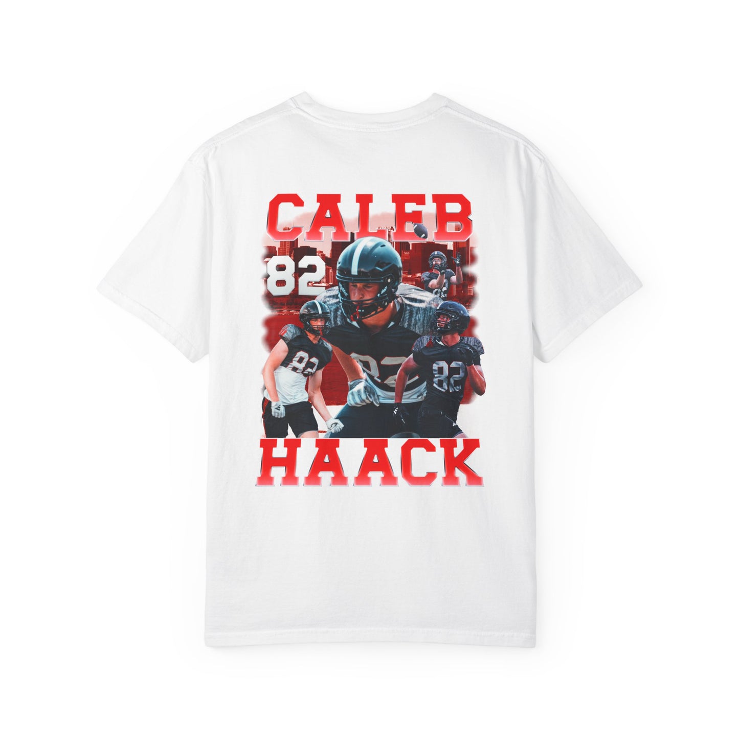 Caleb Haack Logo Front & Back Premium Tee