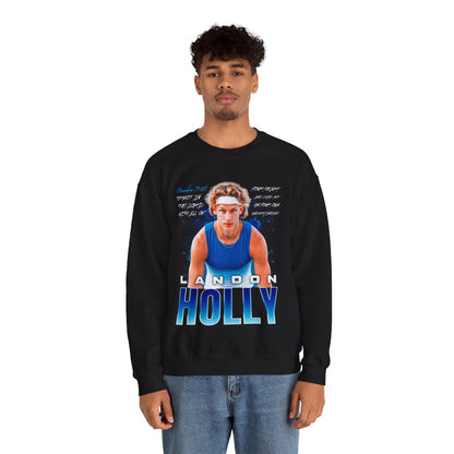 Landon Holly Featured Quote Crewneck Sweatshirt