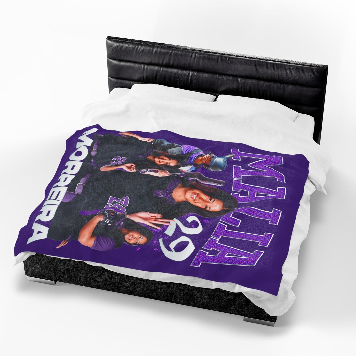 Malia Morreira First Name Highlight 60"-80" Plush Blanket