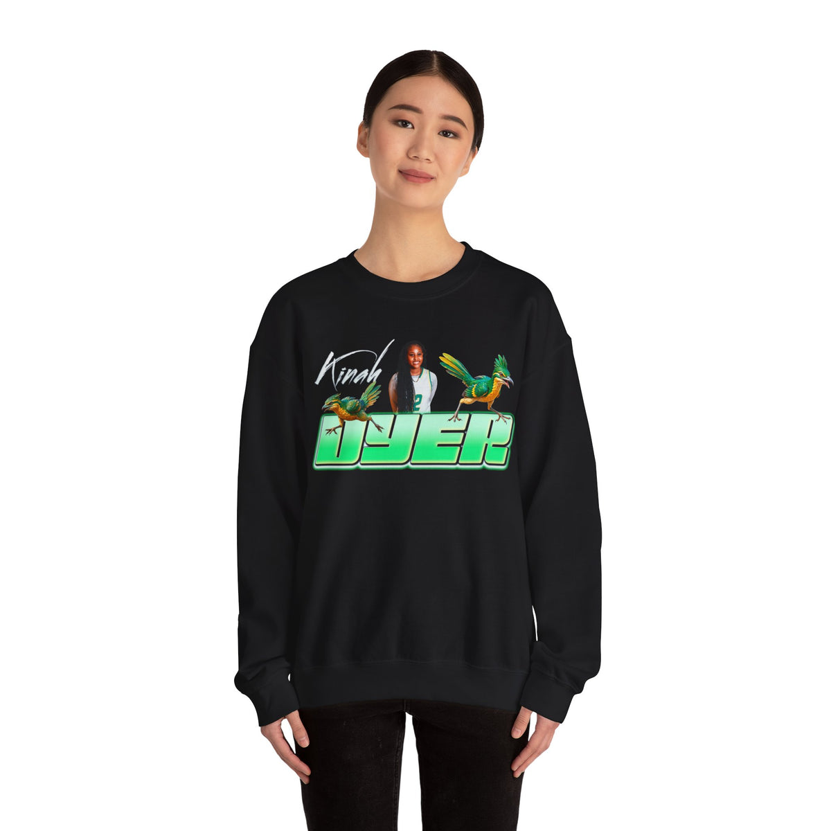 Kinah Dyer Big Last Name Crewneck Sweatshirt