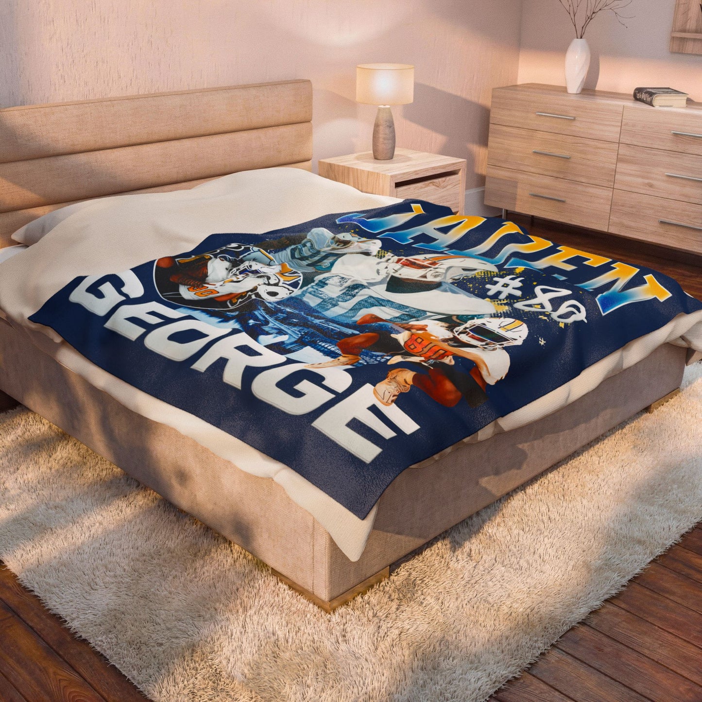Jaden George 60"-80" Plush Blanket