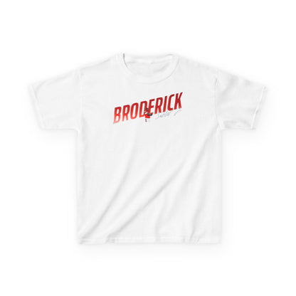 Broderick Sublet Jr. Cursive Combo Kids Tee