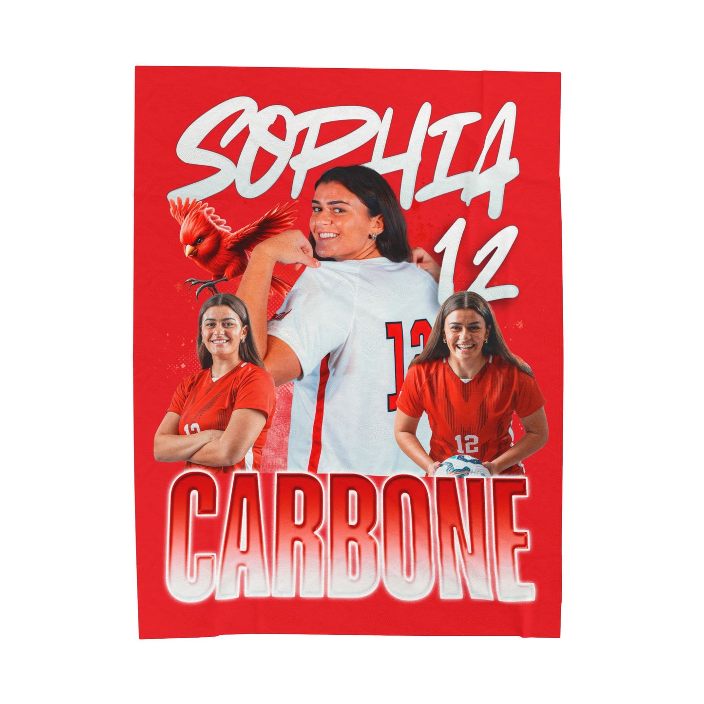 Sophia Carbone 60"-80" Plush Blanket