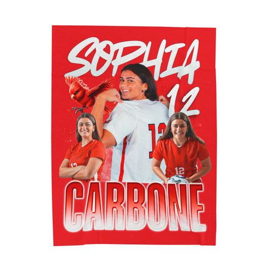 Sophia Carbone 60"-80" Plush Blanket