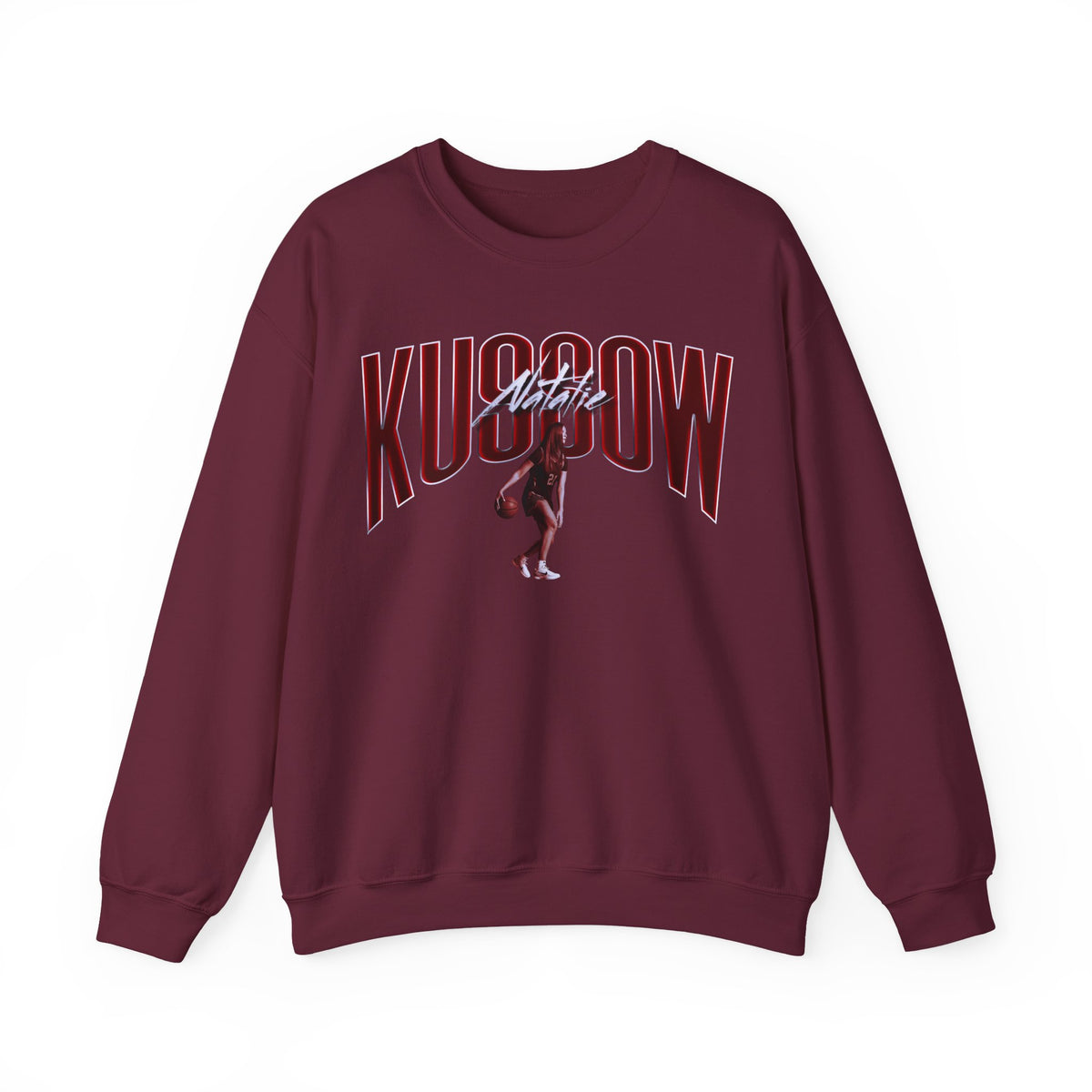 Natalie Kussow Curved Combo Colored Crewneck Sweatshirt
