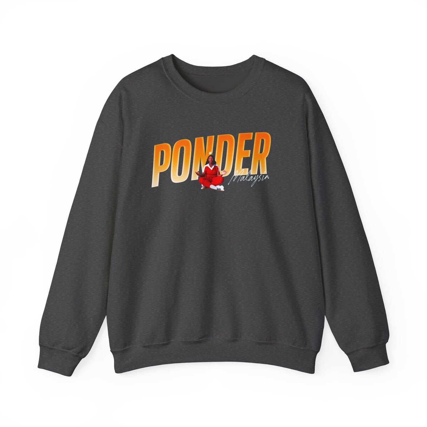 Malaysia Ponder Cursive Combo Crewneck Sweatshirt