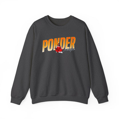 Malaysia Ponder Cursive Combo Crewneck Sweatshirt