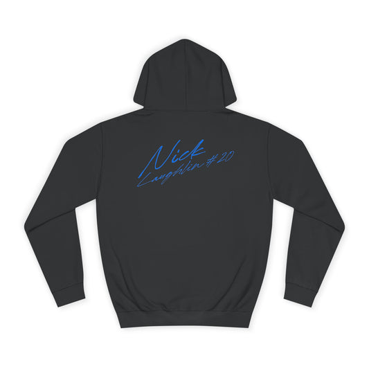 Nick Laughlin Cursive Name & Number Premium Hoodie
