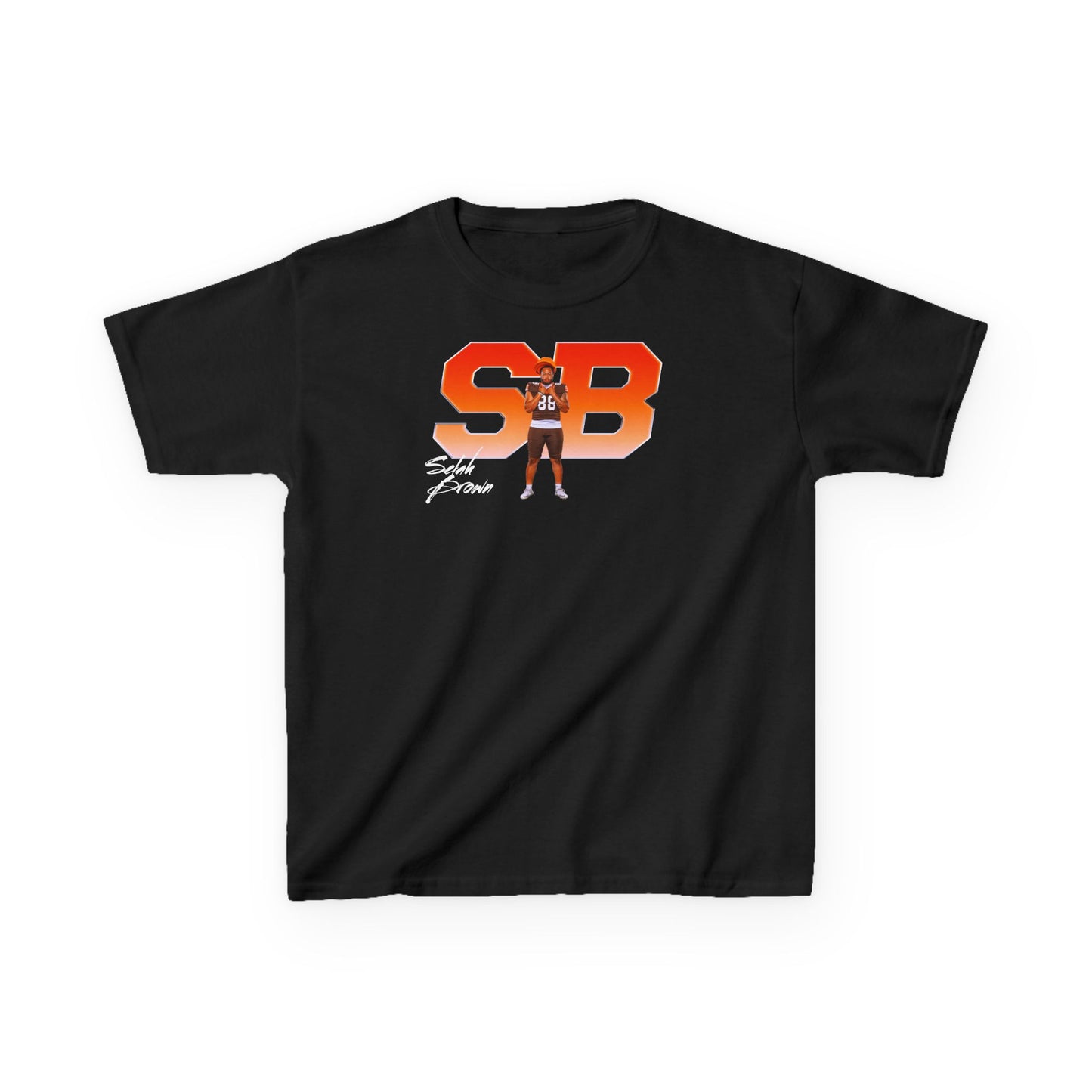 Selah Brown Big Initials Kids Tee