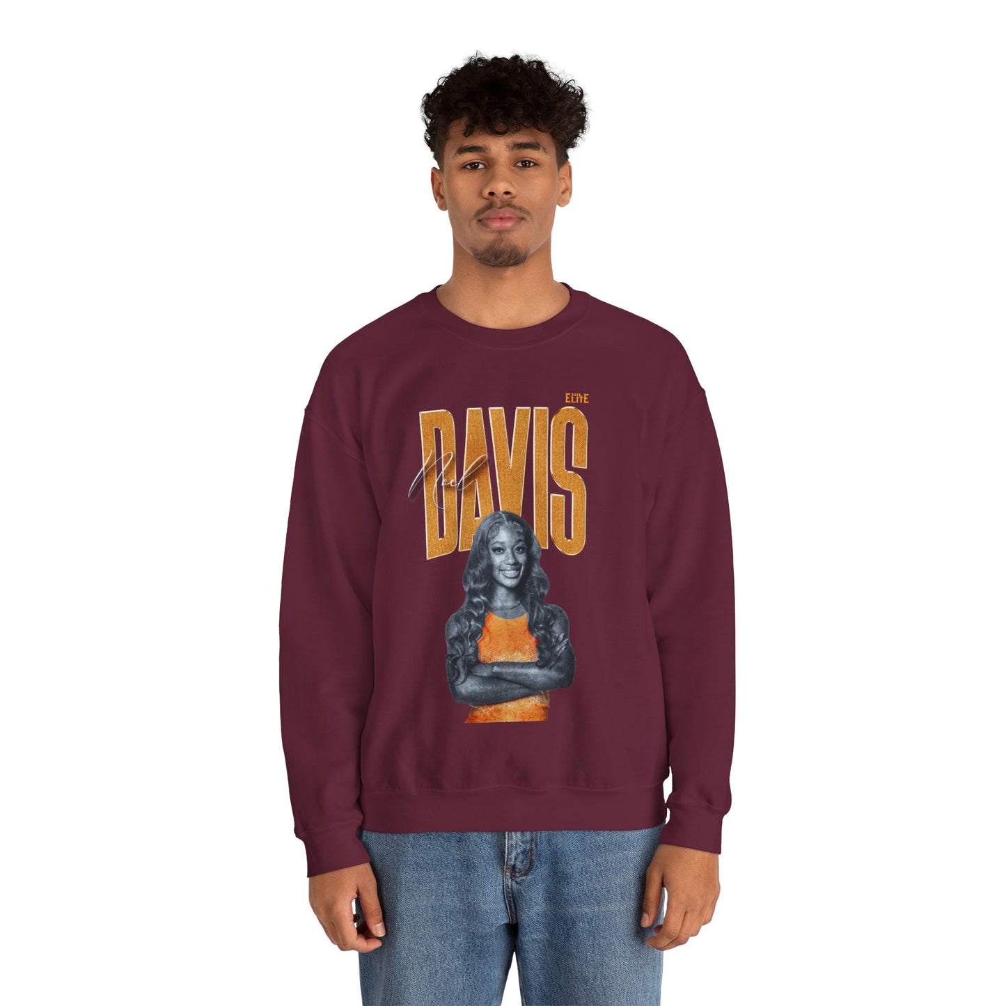 Noël Davis Faded Glory Crewneck Sweatshirt