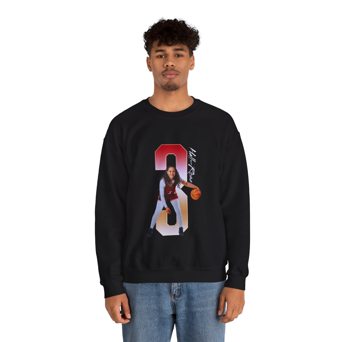 Natalia Hall-Rosa Player Icon Number Crewneck Sweatshirt