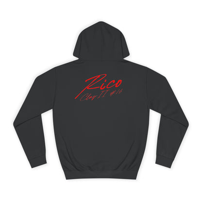 Rico Clay II Cursive Name & Number Premium Hoodie