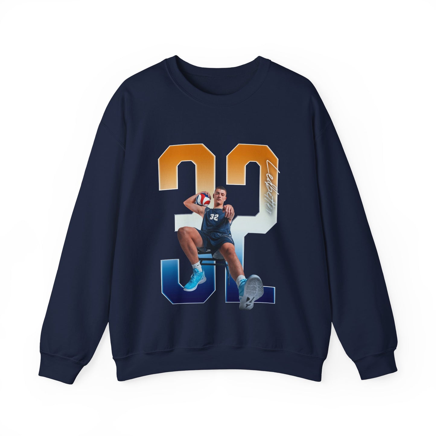 Blu Ledbetter Player Icon Number Crewneck Sweatshirt