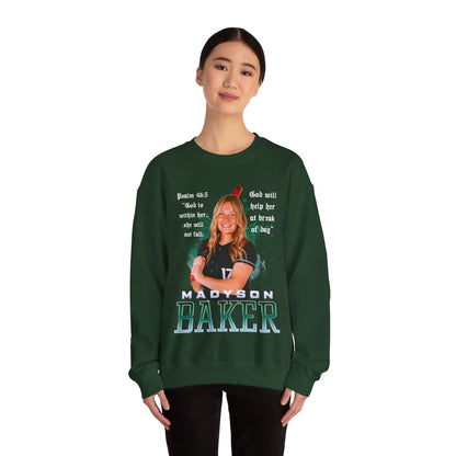 Madyson Baker Featured Quote Crewneck Sweatshirt
