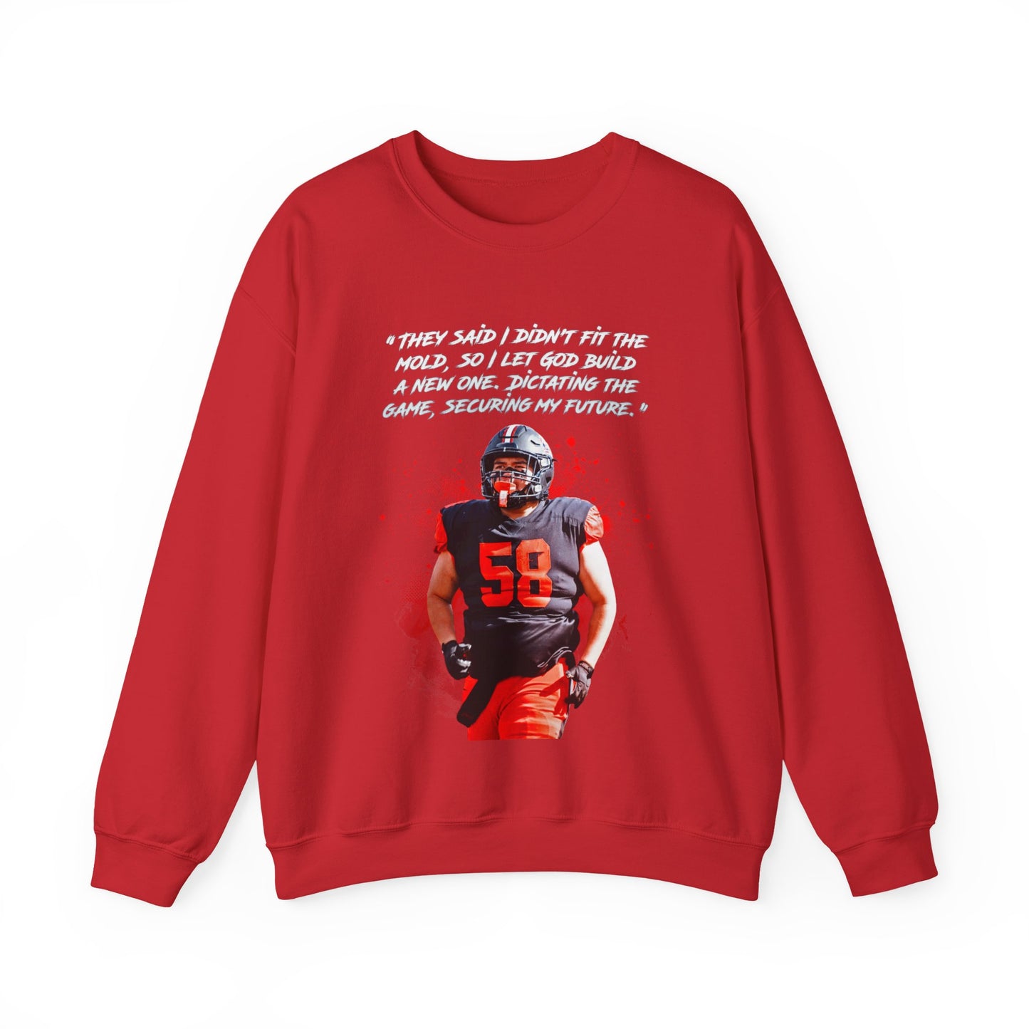 Lenard Alvarez Featured Quote Crewneck Sweatshirt