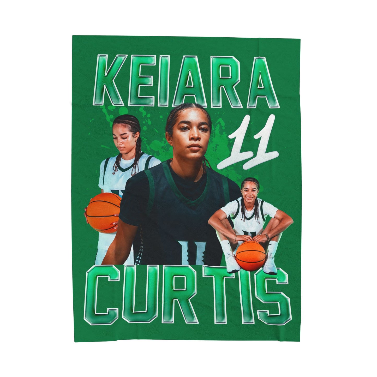 Keiara Curtis 60"-80" Plush Blanket