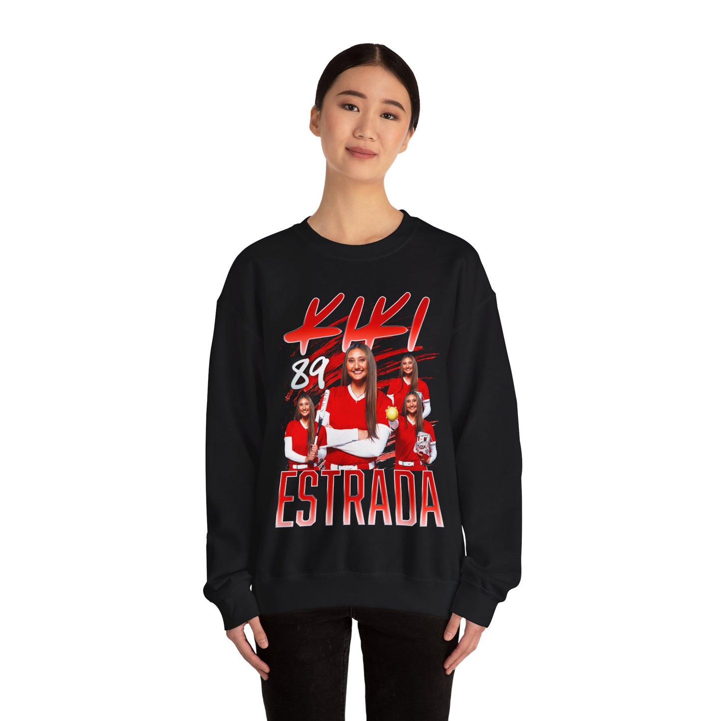 Kiki Estrada Single Color Combo Crewneck Sweatshirt