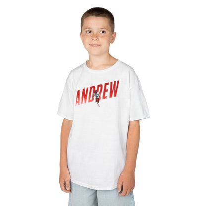 Andrew Brown Cursive Color Combo Kids Tee