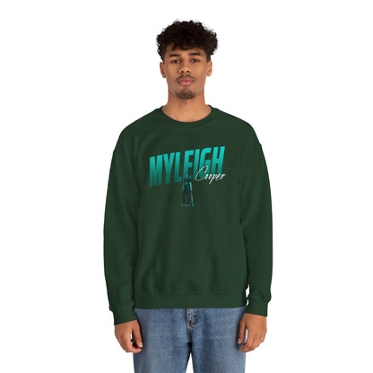 Myleigh Cooper Cursive Combo Colored Crewneck Sweatshirt