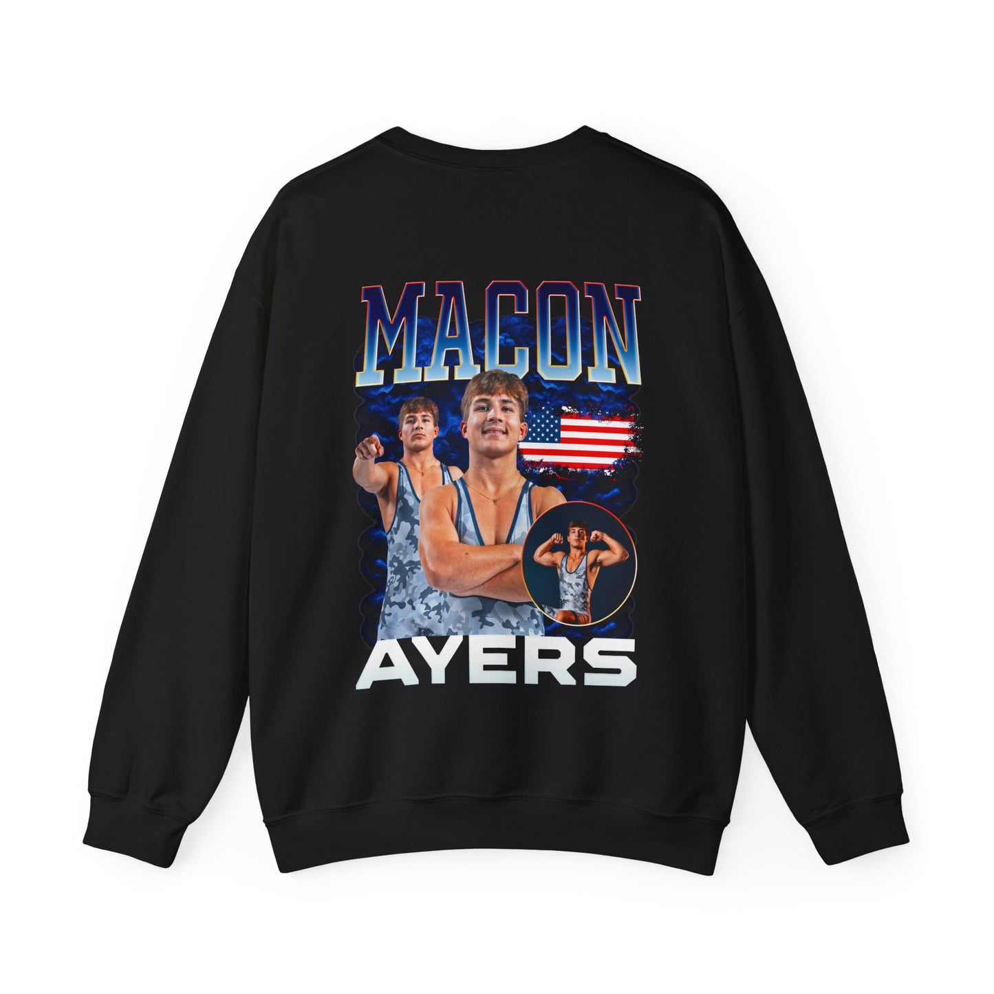 Macon Ayers Logo Front & Back Crewneck