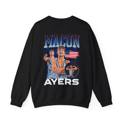 Macon Ayers Logo Front & Back Crewneck