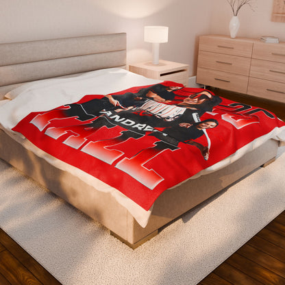 Andrea Tall 60"-80" Plush Blanket