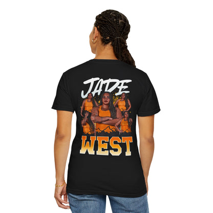 Jade West Logo Front & Back Premium Tee