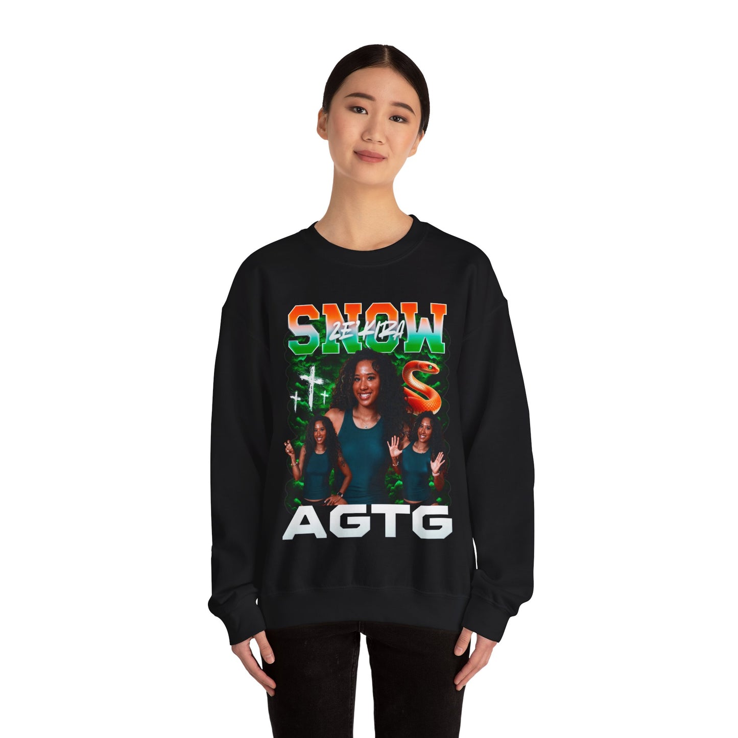 Ze'Kira Snow Crewneck Sweatshirt