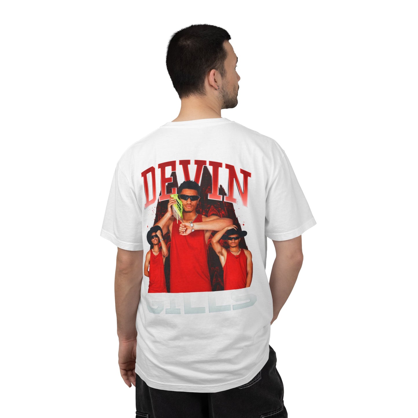 Devin Gills Logo Front & Back Premium Tee