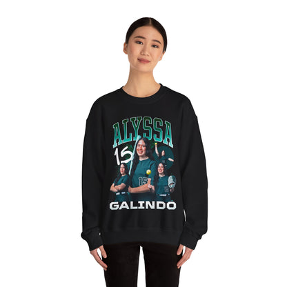 Alyssa Galindo First Name Highlight Crewneck Sweatshirt