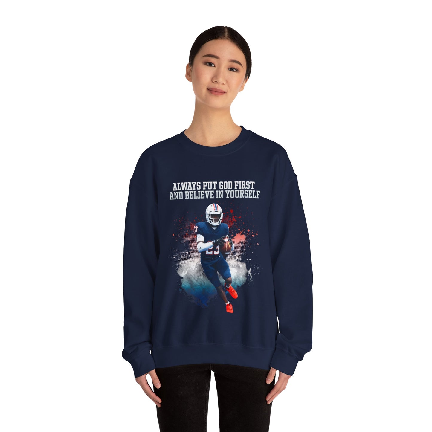 Abdullah Ahmad Featured Quote Crewneck Sweatshirt
