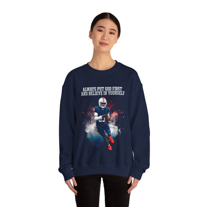 Abdullah Ahmad Featured Quote Crewneck Sweatshirt