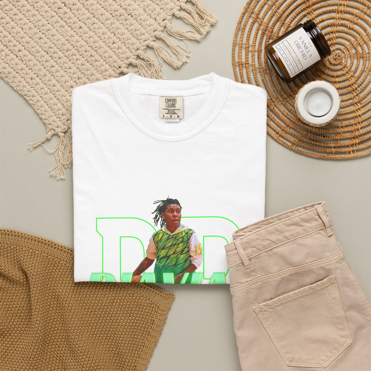 Diavian Robinson Player Icon Initials Premium Tee