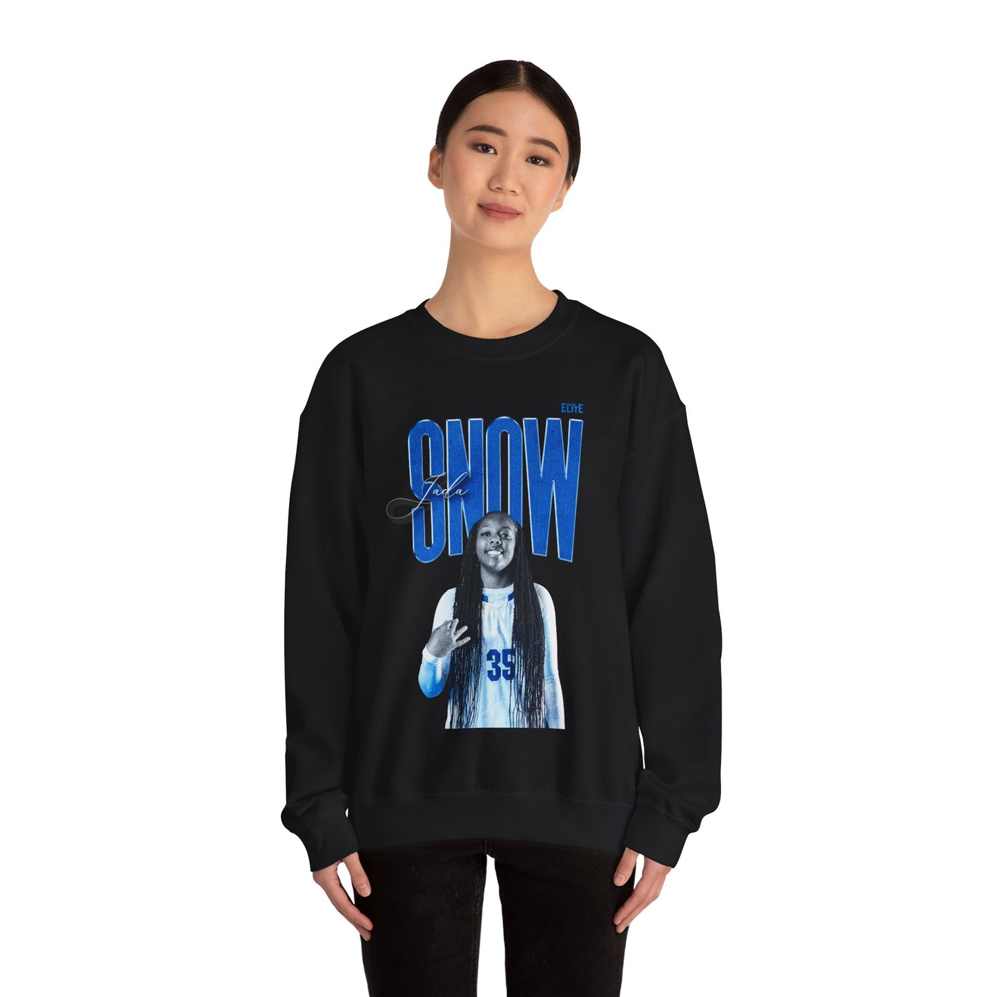 Jada Snow Faded Glory Crewneck Sweatshirt