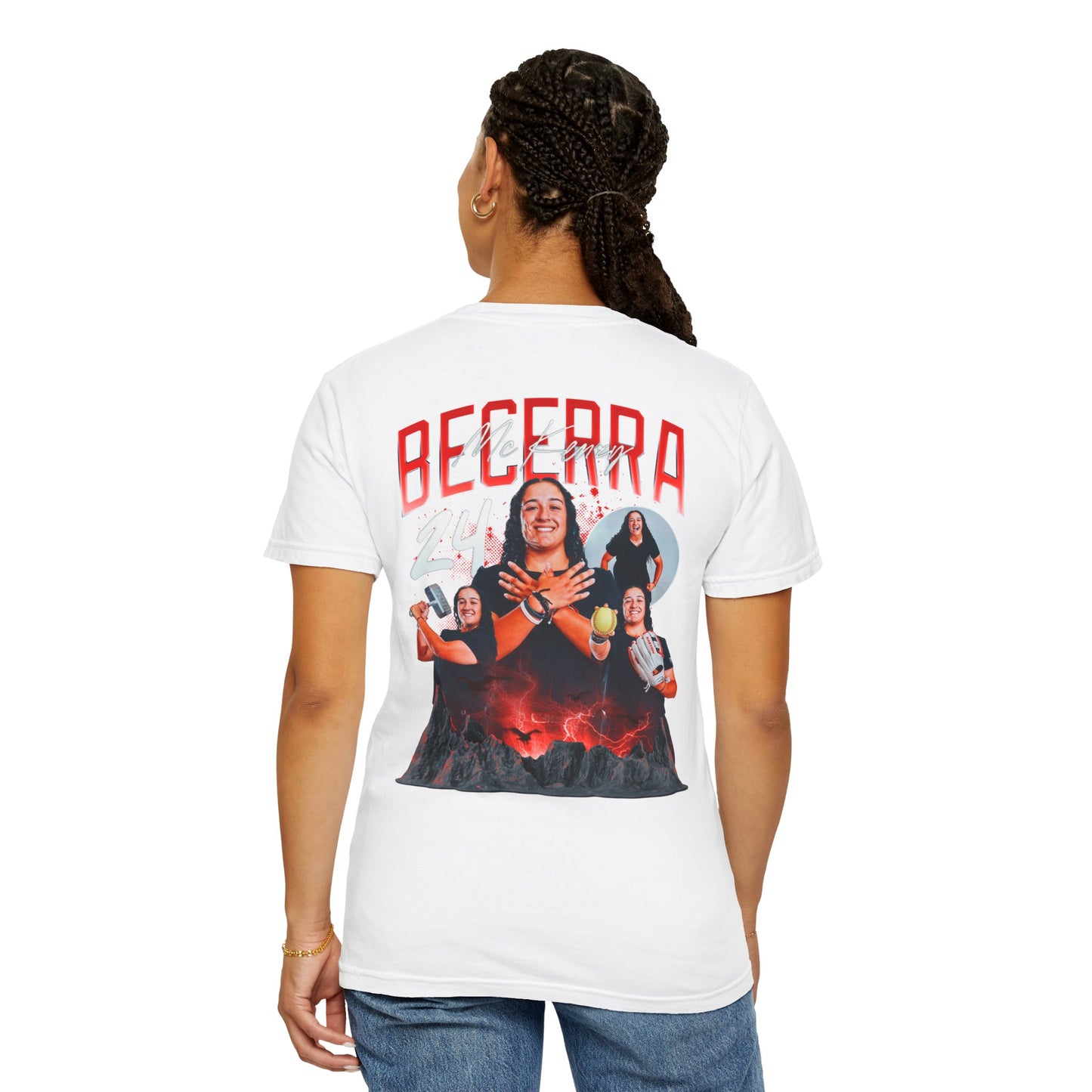 McKenzy Becerra Logo Front & Back Premium Tee