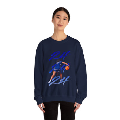 Kadynce Couture Number Scribble Crewneck Sweatshirt