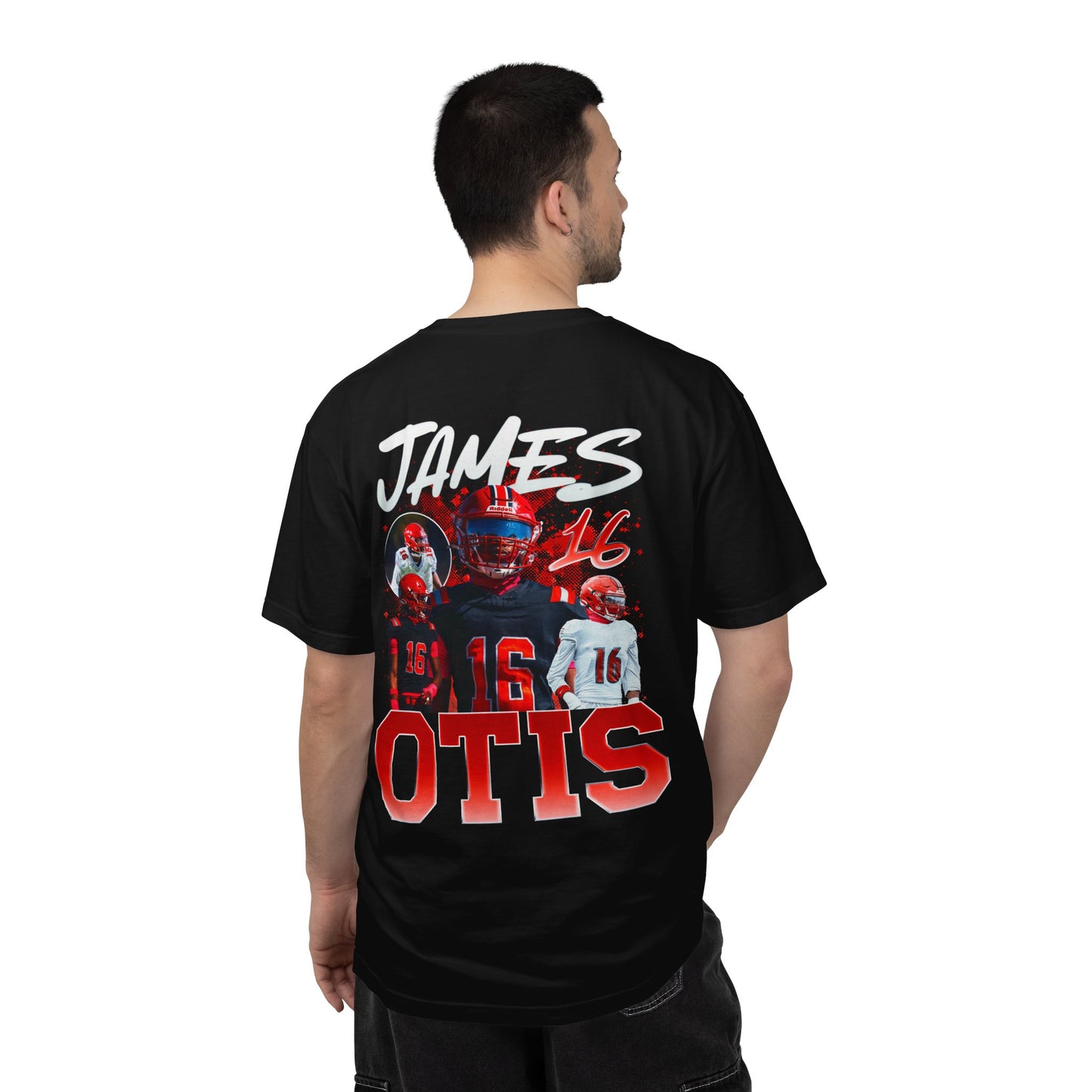 James Otis Logo Front & Back Premium Tee