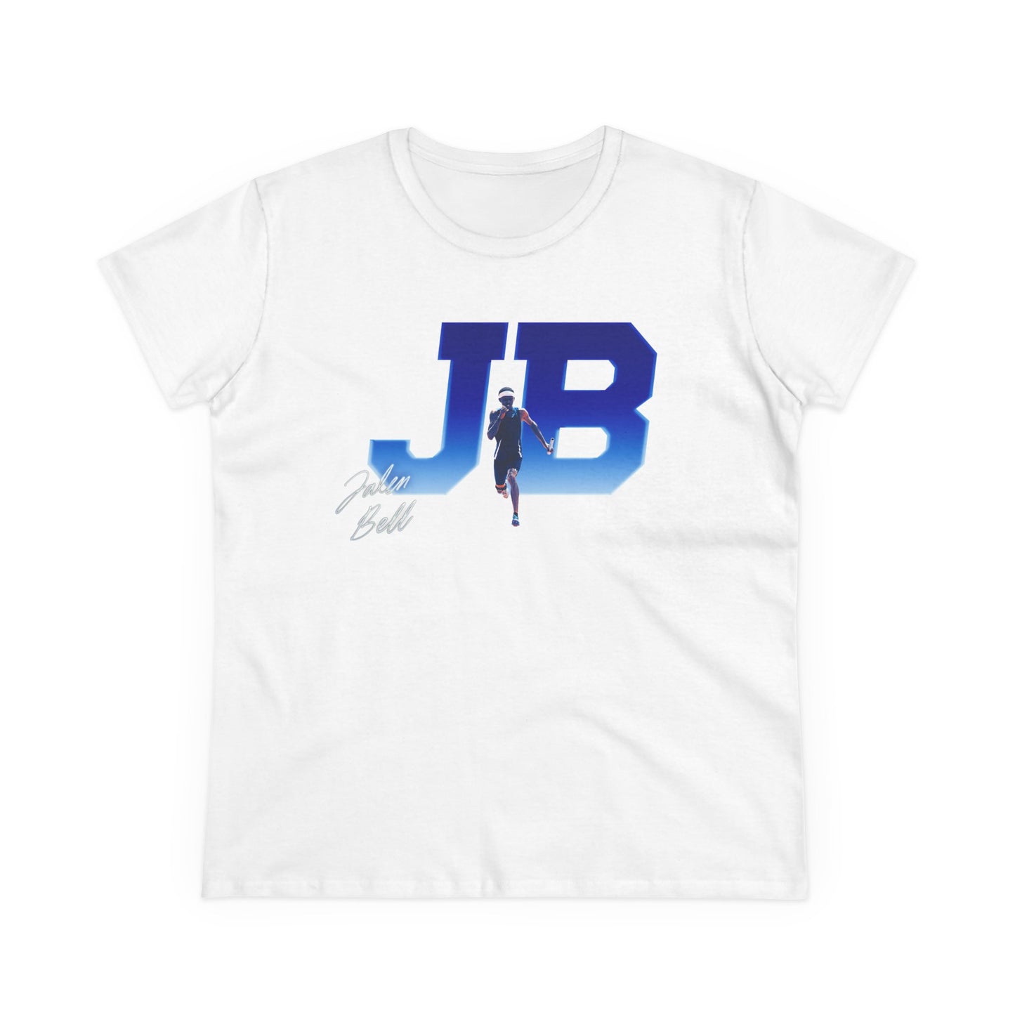Jalen Bell Big Initials Colored Women's Tee