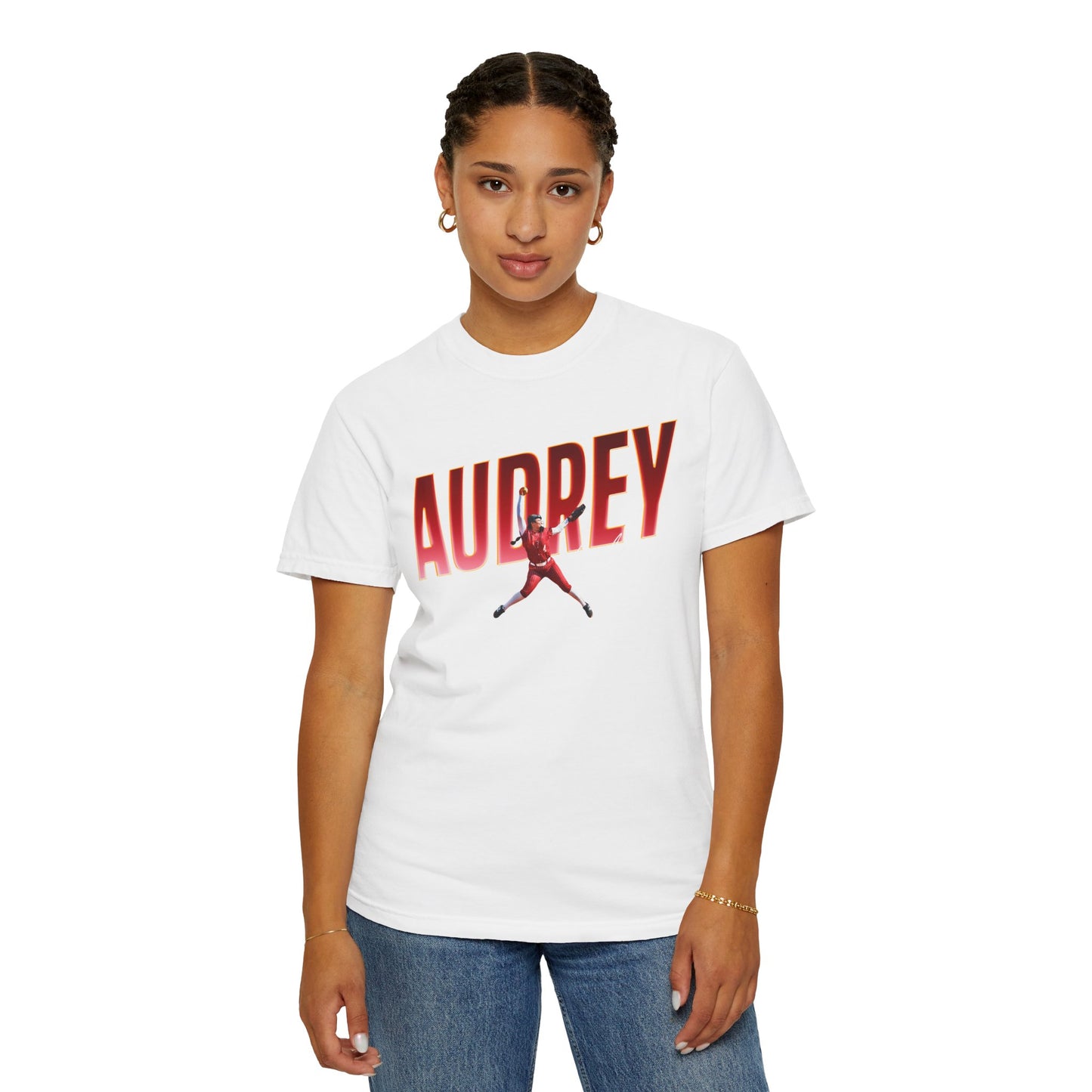 Audrey Gallegos Cursive Combo Colored Premium Tee