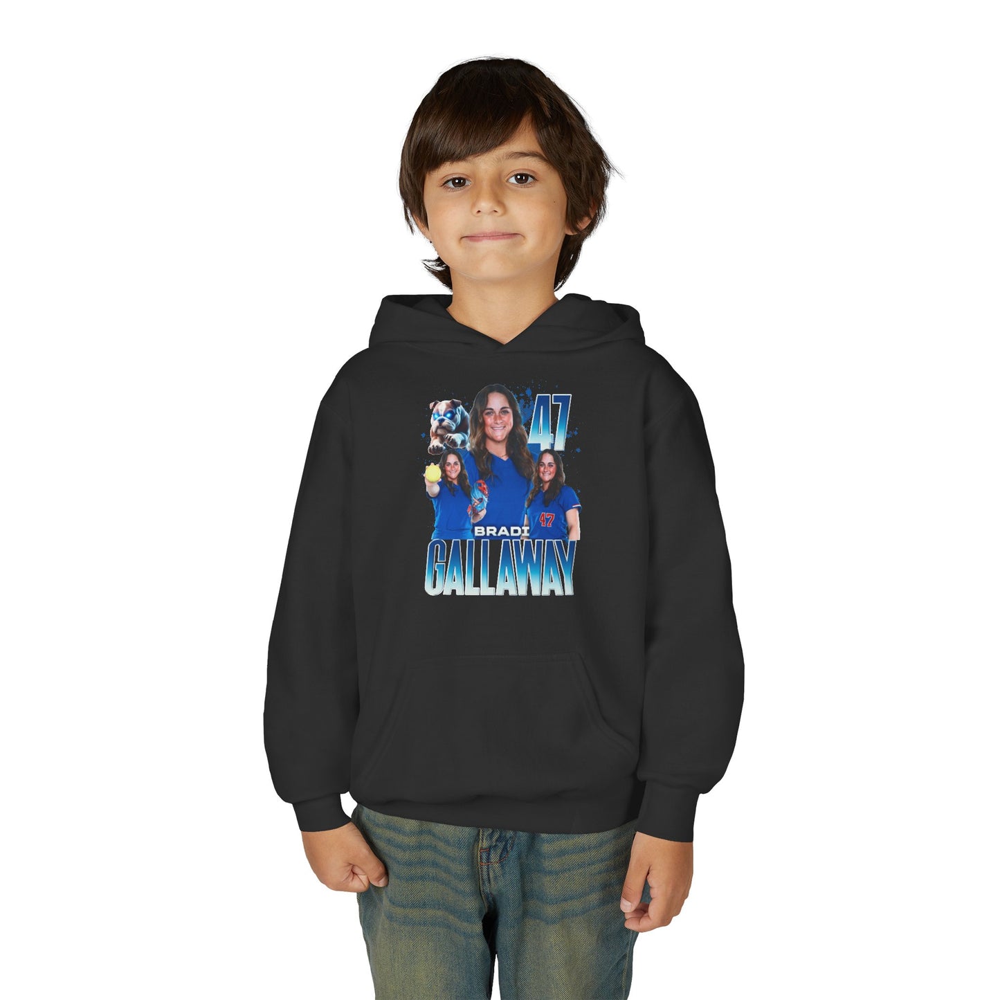 Bradi Gallaway Team Mascot Kids Hoodie