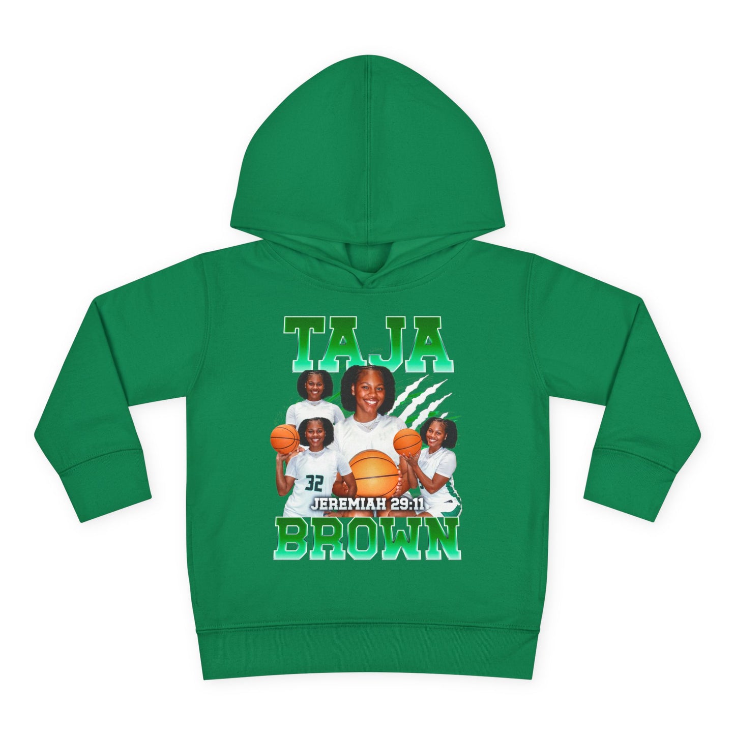 Taja Brown Toddler Pullover Hoodie