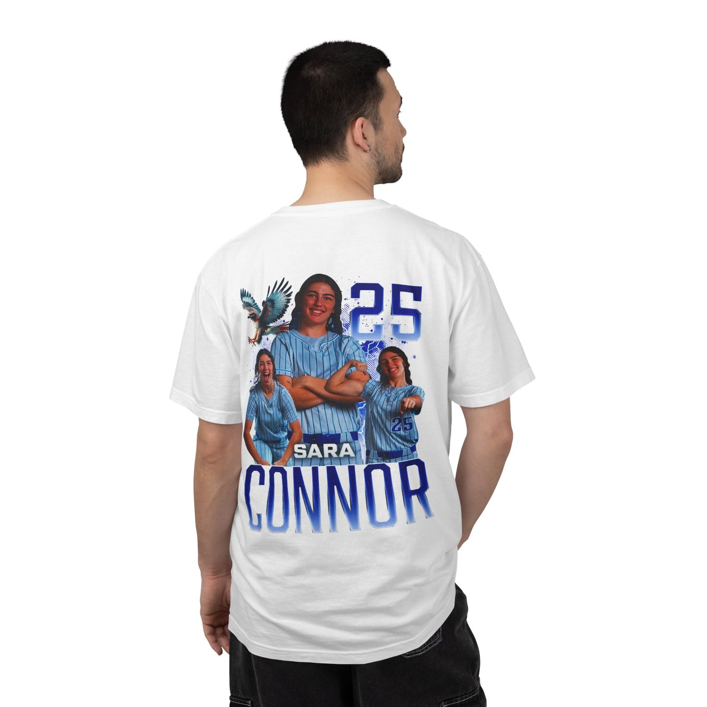 Sara Connor Logo Front & Back Premium Tee